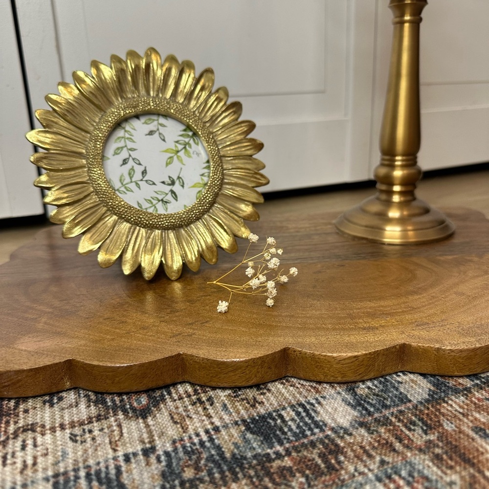 Gold Flower Frame